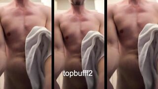 Gym male bi bro gets in nature's garb at the gym locker room/4K