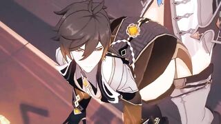 Zhongli x Tartaglia - Genshin Impact Chiluc Queer