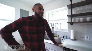 Large Ass honey Gracie Squirts rides Artemixxx thick ramrod and gets unfathomable creampie