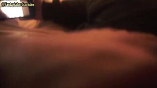 My stepsister notices my perverse intentions to bang her mouth and this babe lets me (we nearly get caught)