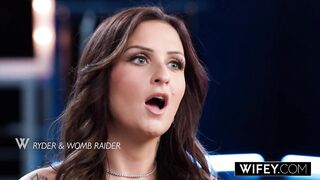 WIFEY Hotwife Ryder Mercedes Gets Tag-Teamed By 2 Biggest BBCs In Front Of Hubby