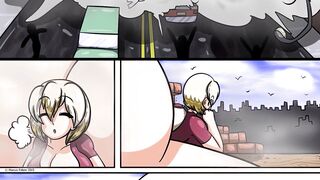 Charlotte's Aromatic Mishap - Giantess Growth Ass Expansion Comics Comic