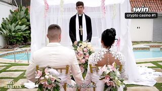 Martix's Wedding Chapter IV - Mariana has sex with the priest in a washroom after getting married