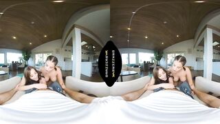 BRAZZERS - A Yoga Workout Quickly Turns Into A Hawt threesome For Roommates Aubree Valentine & LaSirena69