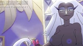 Sir Pentious & Seraphin. Hazbin hotel Animation.