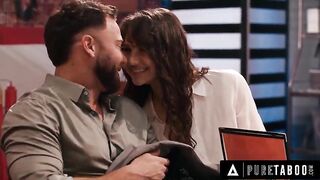 PURE TABOO Caring Liz Jordan Cheers Up Abused Aged Date In Restaurant After Waitress Comment