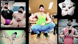 Heterosexual boy makes homo porn being abused and exhibited using a chastity cage on his petite shlong