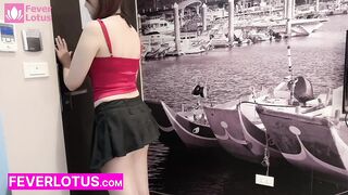 Breasty Pale Oriental Hotty Tempted by Her Indecent Sexually excited Neighbour