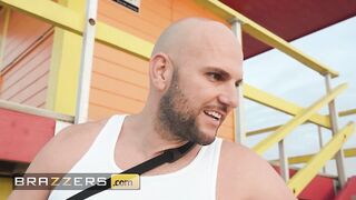 BRAZZERS - Lifeguards MacKenzie Mace & Kylie Rocket Convince Their Co-worker JMac To Screw 'em The one and the other