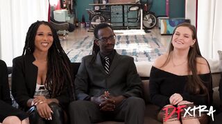 Sexy Sales Woman Railed By Huge Cocked Colleagues - Erin Everheart - DFxtra