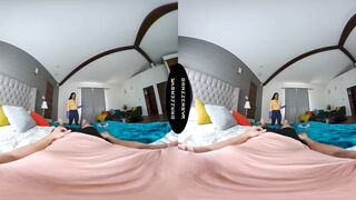 BRAZZERS VR - Cutie Youngs Deepthroats Your Hard Schlong After U Shoot Your Large Load On Her Face