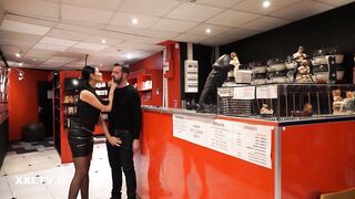 Ania Kinski, the breasty and wicked sex shop seller