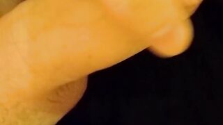 Uncut twink discharges large load - LARGE SPUNK FLOW