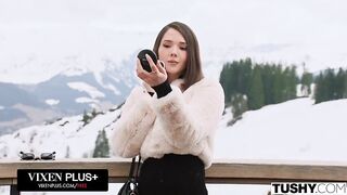 TUSHY Anal Obsessed Gal Eve Fascinating Seduces Clemence Audiard And Her Boyfriend At The Chalet