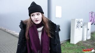 GERMAN SCOUT - Supple Ginger Teen Olivia Westsun at Pick Up no cock rubber Casting Screw