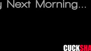 Hotwife bangs newly met stud in front of cuck spouse