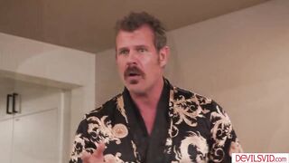 Wife having threesome with husbands headmistress