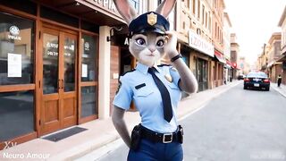 Fur Zootopia: Judy Hopps and Nick Wilde - Cunning Fox Screws Bunny after work