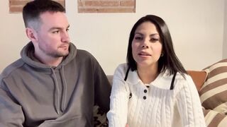 Behind the Scenes with Nice-looking Breasty Lalin girl mother I'd like to fuck, Kesha Ortega, and Andres Acosta