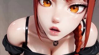 6 on 1 Triple Penetration Hard Anal Group-sex Makima from Chainsaw Guy - AI Generation Anal