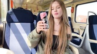 Stranger sat next to me on teach. What does this babe crave?