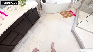 Latin chick Spinner Gets Her Twat Flooded With Cum