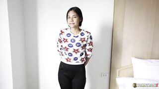 JohnTronX - Youthful Thai hottie gets her bushy moist cunt plowed