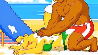 Married Housewife Likes Sucking and Banging Large Ebony Rods. Toon Parody. The Simpsons parody. Superlatively good Compilation Floozy Wife