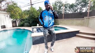 Curvy Redhead Peaches Gets Her Cunt Licked And Drilled By Rome Major!