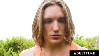 ADULT TIME - mother I'd like to fuck Savanah Storm Is Caught Masturbating In Her Backyard By Pervert Voyeur Neighbour