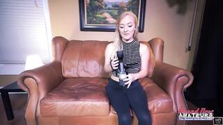 Lewd Golden-haired Alex Fit Brunette hair Carmen Eat Cunts three-some Cum!