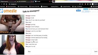 Making Tattoo Sweetheart Cum on Omegle