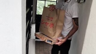 Mei Cornejo - anal invasion with the Pizza delivery guy