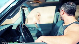 Fit Kitty Gets a Twat Creampie Outdoors