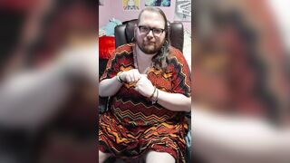 Prepping my toy for a quick prostate massage