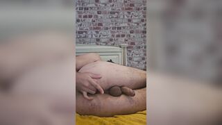 Trying to fist my booty as a beginner - Amateur Homosexual solo fisting