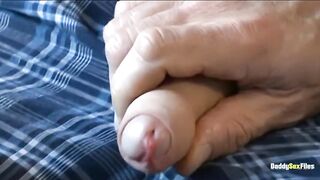 DaddySexFiles: Webcam Kurtz Gets His Uncut Schlong Jerked Hard And Fast