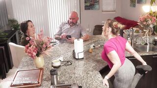 Petite Sexfreak StepDaughter Freya Von Doom Gets Snatch Stretched By StepDad Scott Tutor three/4