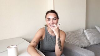 1st date in mountains finished semen in throat. Sex on 1st date.