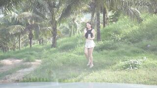 Risky fellatio in the car! Deepthroat, POV, spunk fountain from titjob. trailer