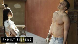 FAMILY SINNERS - Heartbroken Stepsis Gets Over Her Cheating Fiancé With Her Stepbrother’s Unfathomable Screw