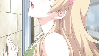 Manga teens screwing in public park