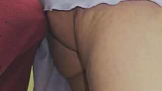 Forbidden Touch in Subway Teach! Absolutely Stranger Slid His Rod Inside Her Pants And Ejaculated