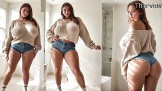 My stepfather caught me masturbating in the bath! This day, I won't be able to get back on my feet... [AI Audio]