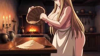 New Bread, New Heat – Ghibli Farm Wife (Created by AI)