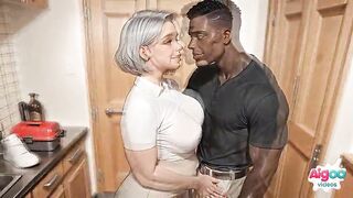 Stepmom's Recent Ebony Dad - Part 1 (trailer) [AI]