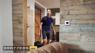 BRAZZERS - Tahlia Lane’s Steamy Shower Session Ends With Danny D's Giant Jock Inside Her Snatch