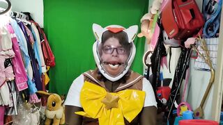 PVC Sailor Eevee Assorted Breathplay, Gags and Inflatable Tail