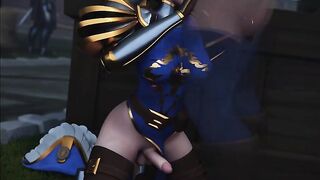 Futanari Alliance Human Captain Ashtinn sucks/ screwed by Defias Rogue for Info (dressed)