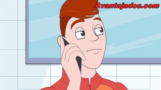 Homo Porn Toon: Well-Endowed Plumber